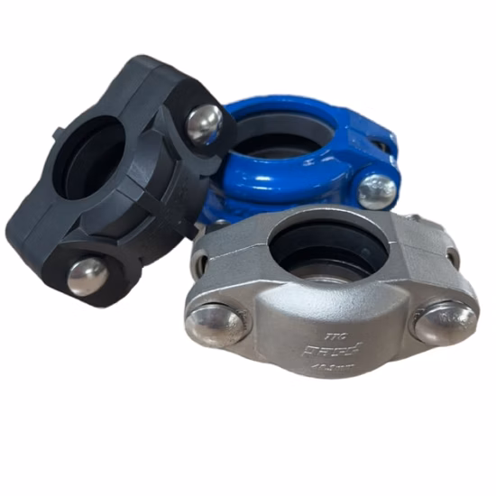 Acoplamiento de pieza de repuesto de tubería de acero inoxidable de montaje ranurado de fabricación de China