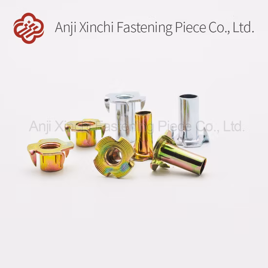 Tuercas en T para muebles Tuercas en T Sujetadores